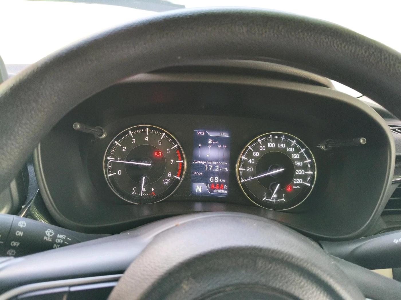 2024 Toyota Glanza G AMT, Petrol, Automatic, 30,383 km, interior