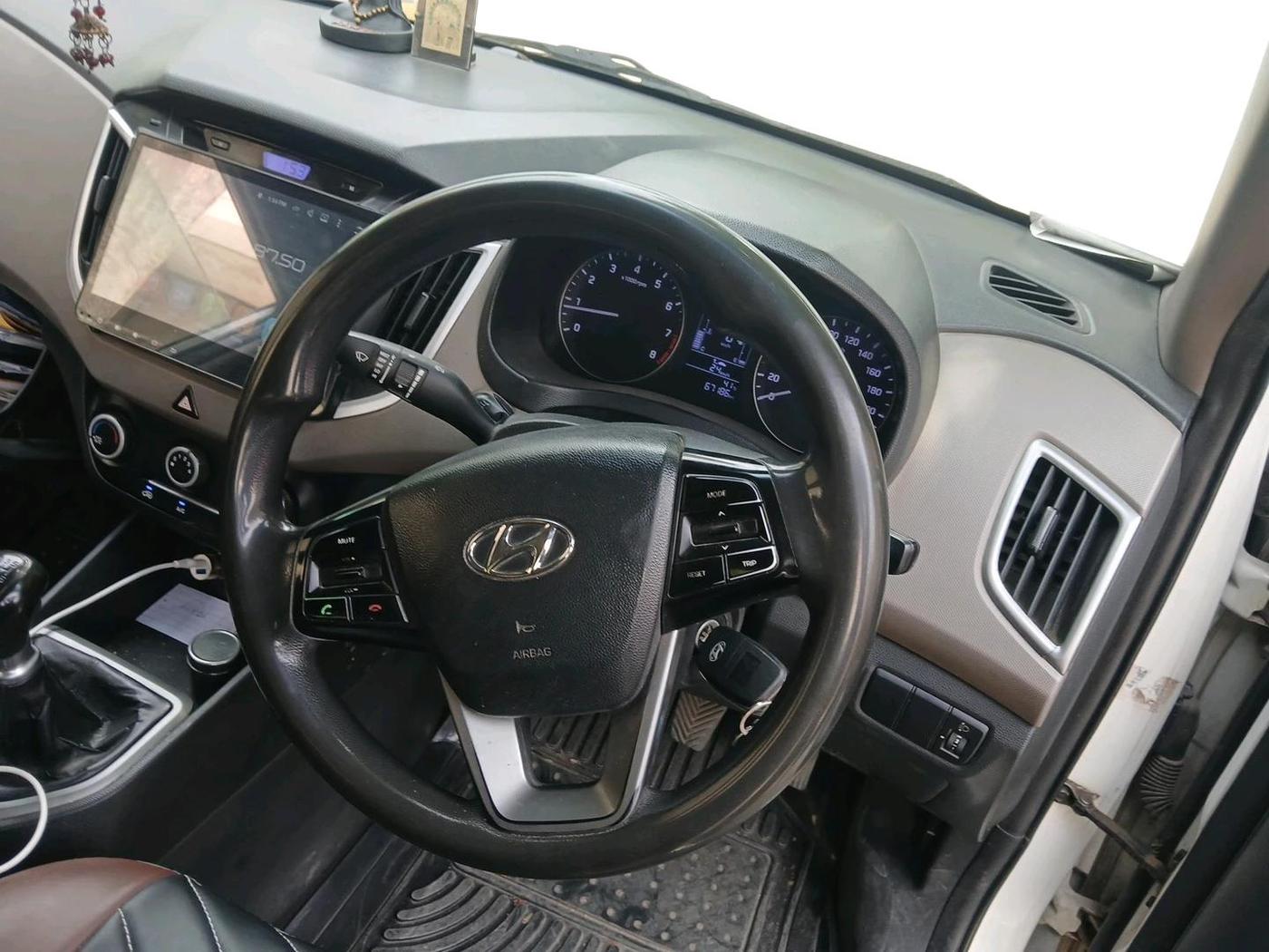 2017 Hyundai Creta E 1.6 PETROL, Petrol, Manual, 67,206 km, interior