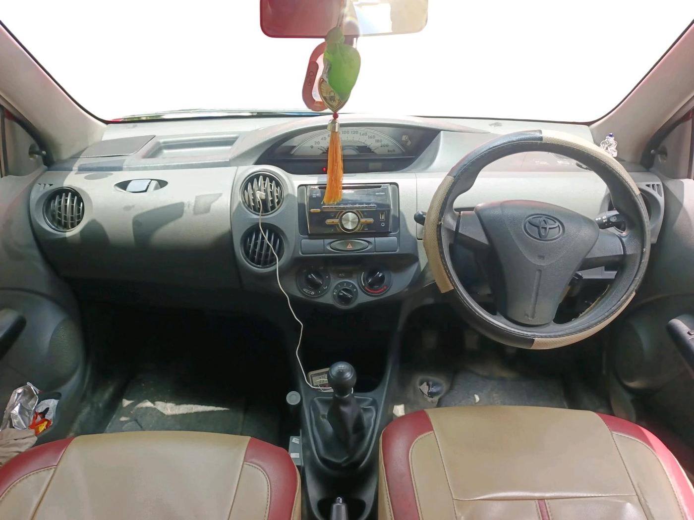 2013 Toyota Etios G, Petrol, Manual, 81,923 km, interior