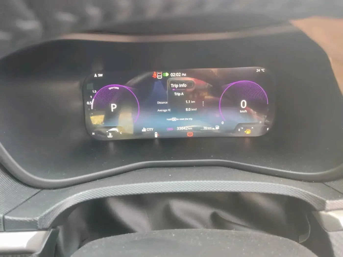 2024 Tata NEXON FEARLESS SUNROOF DCA 1.2 PETROL, Petrol, Automatic, 33,642 km, interior