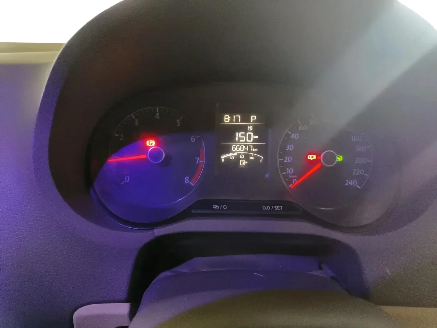 2016 Volkswagen Vento HIGHLINE PETROL AT, Petrol, Automatic, 66,847 km, interior