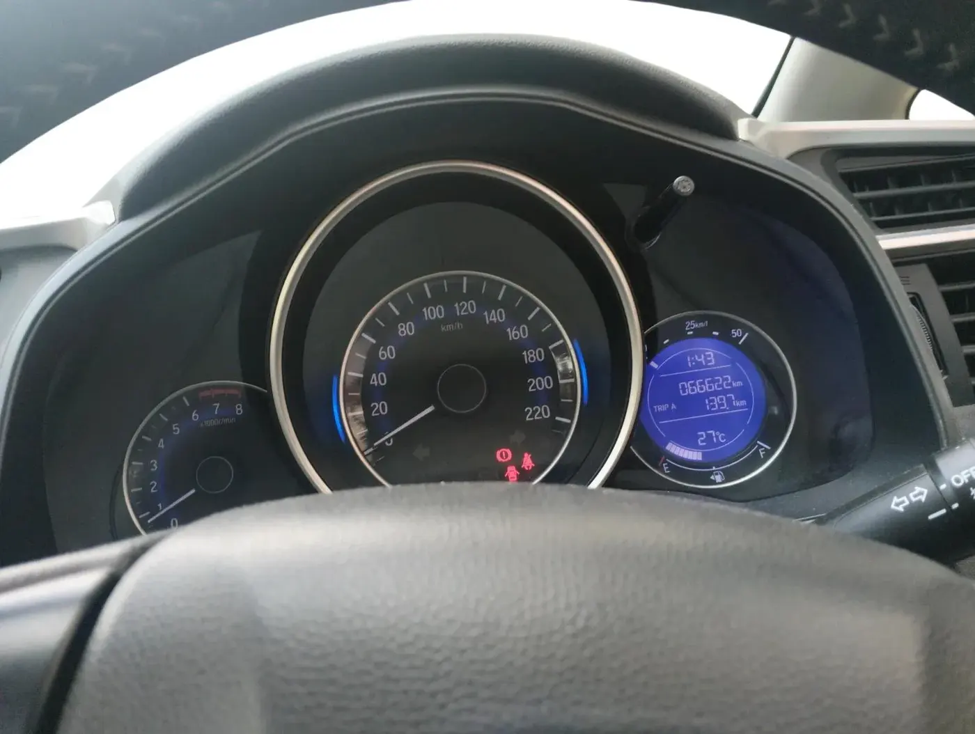 2022 Honda WR-V 1.2L I-VTEC VX MT, Petrol, Manual, 66,622 km, interior