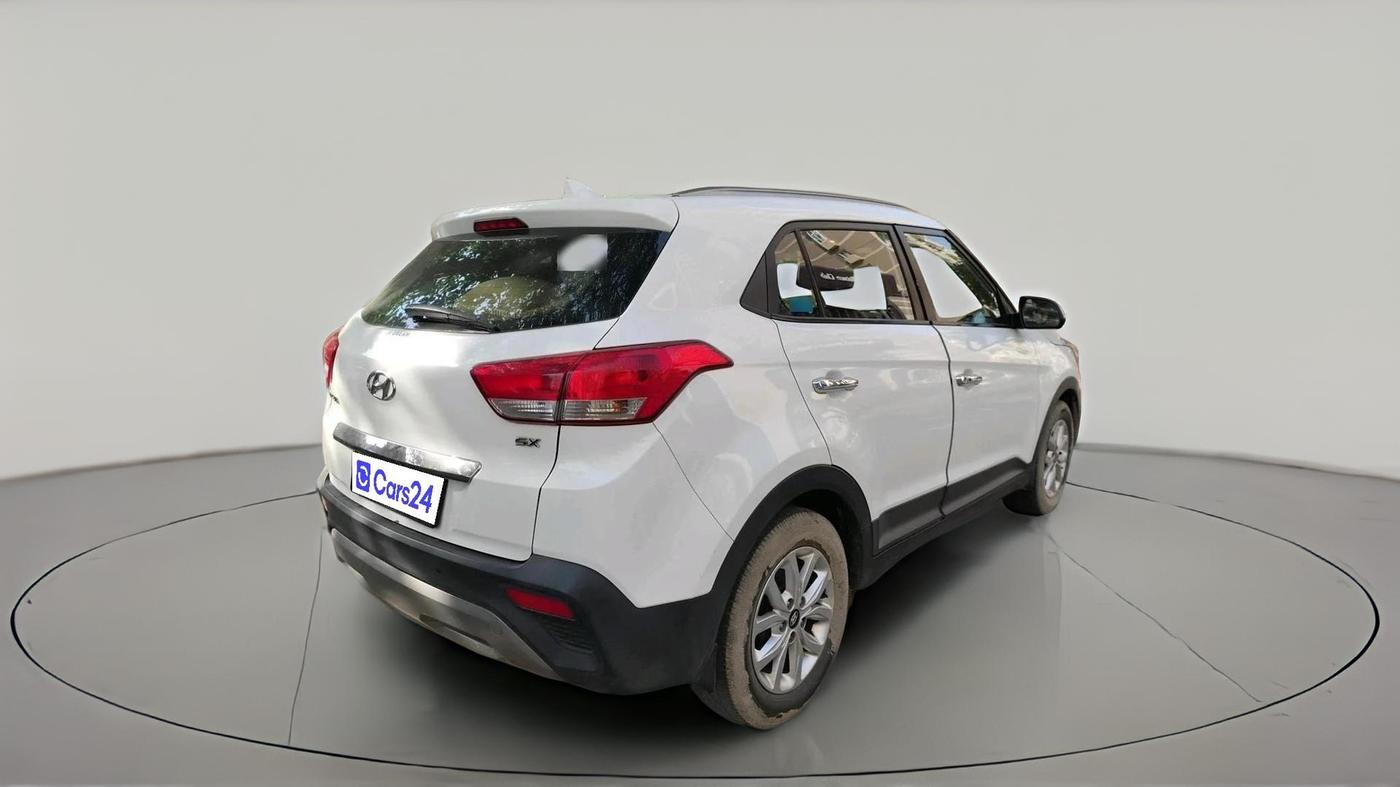 2018 Hyundai Creta SX 1.6 PETROL, Petrol, Manual, 1,22,005 km, exterior