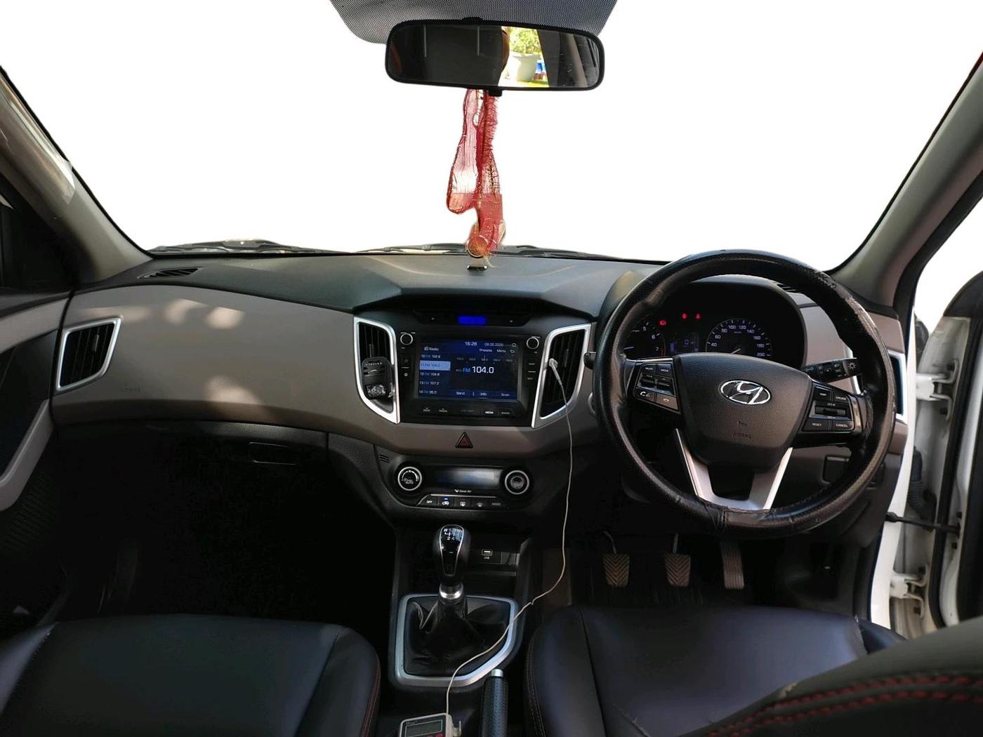 2018 Hyundai Creta SX 1.6 PETROL, Petrol, Manual, 1,22,005 km, interior