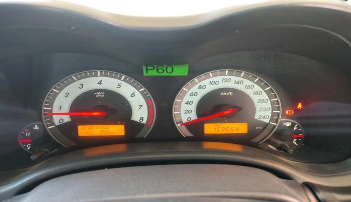 2011 Toyota Corolla Altis GL PETROL, Petrol, Manual, 1,59,664 km, interior