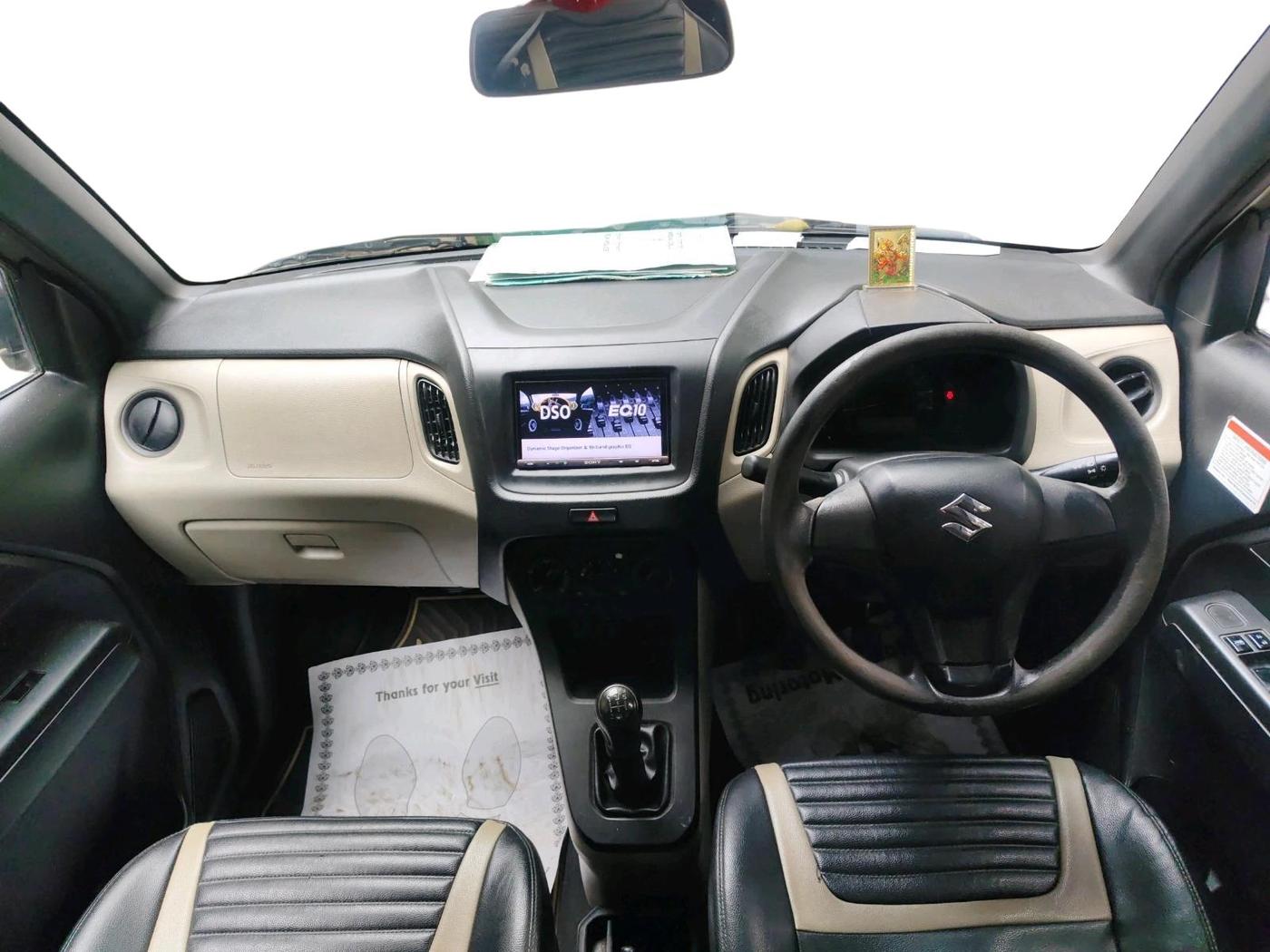 2019 Maruti New Wagon-R LXI CNG (O) 1.0, CNG, Manual, 1,28,681 km, interior