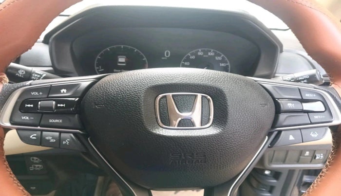2025 Honda Amaze ZX 1.2 Petrol MT, Petrol, Manual, 5,424 km, interior