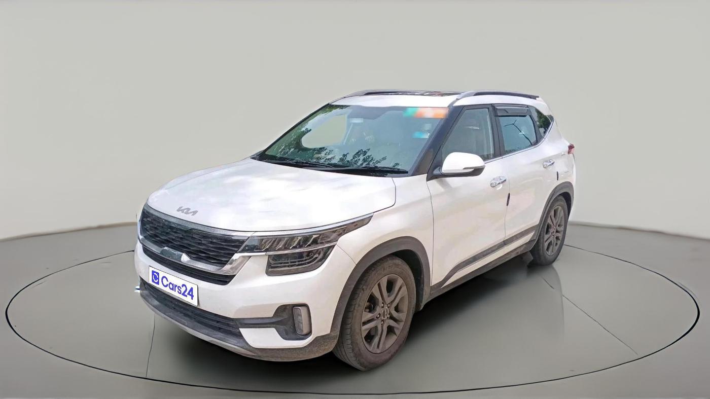 2021 KIA SELTOS HTX 1.5 PETROL, Petrol, Manual, 1,13,725 km, exterior