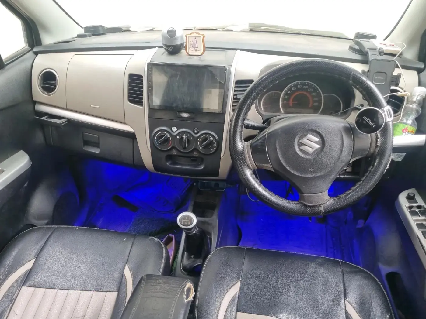 2015 Maruti Wagon R 1.0 VXI, CNG, Manual, 1,56,340 km, interior