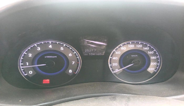 2012 Hyundai Verna FLUIDIC 1.6 VTVT SX, CNG, Manual, 1,04,160 km, interior