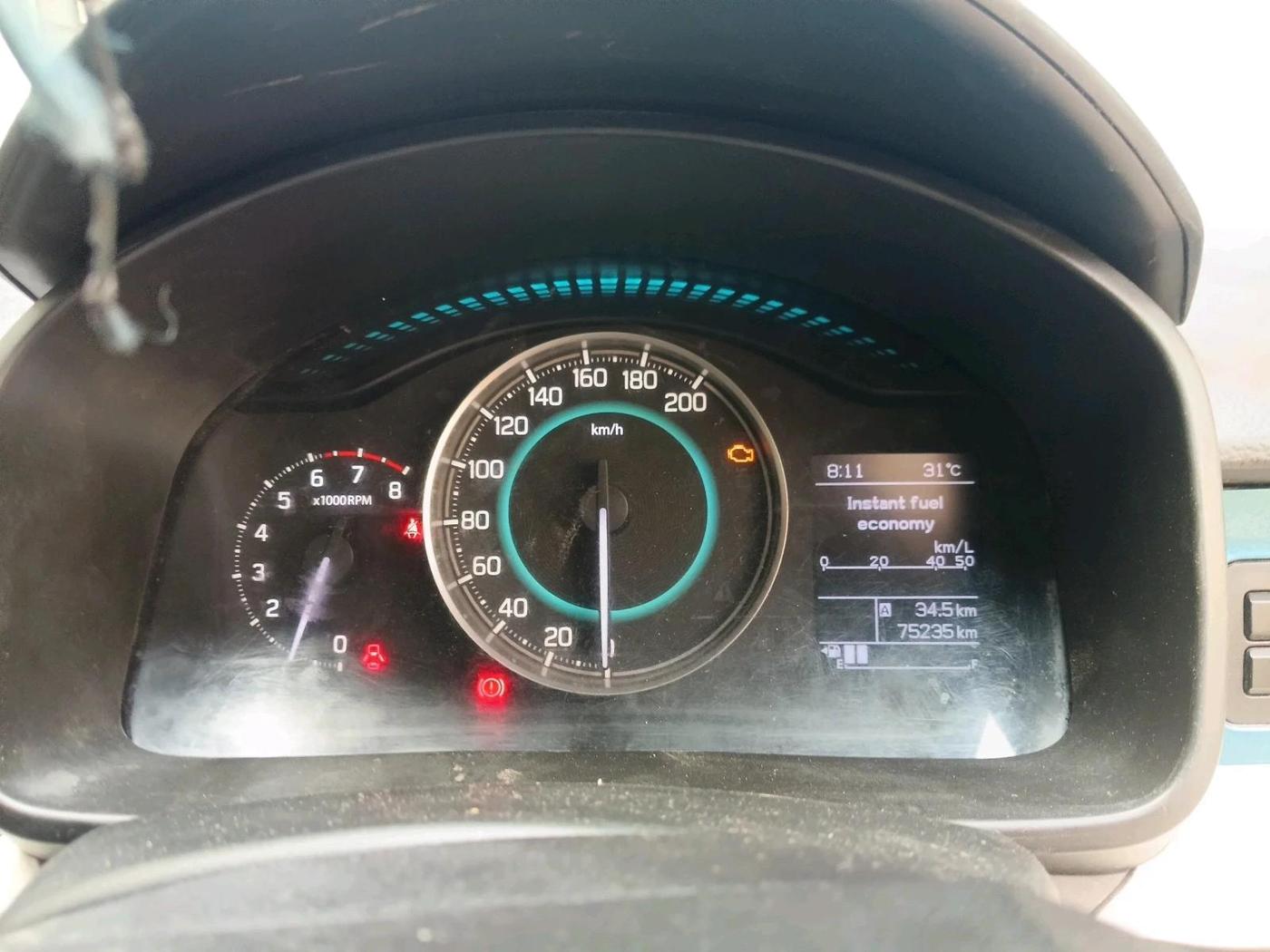 2017 Maruti IGNIS ALPHA 1.2, CNG, Manual, 75,235 km, interior