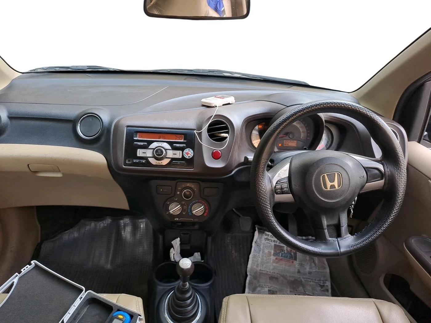 2012 Honda Brio S MT, Petrol, Manual, 1,05,268 km, interior
