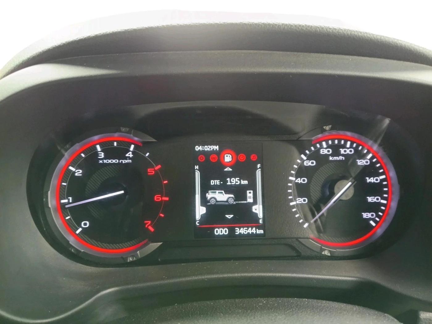 2023 Mahindra Thar LX HARD TOP 4WD MT, Diesel, Manual, 34,644 km, interior