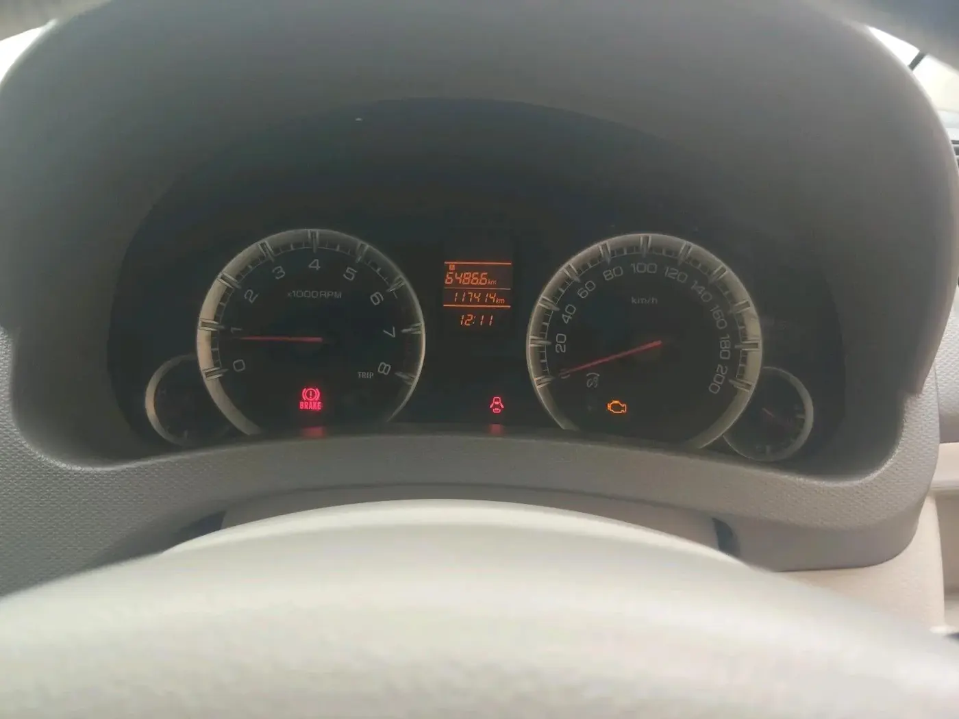 2013 Maruti Ertiga VXI, Petrol, Manual, 1,17,414 km, interior