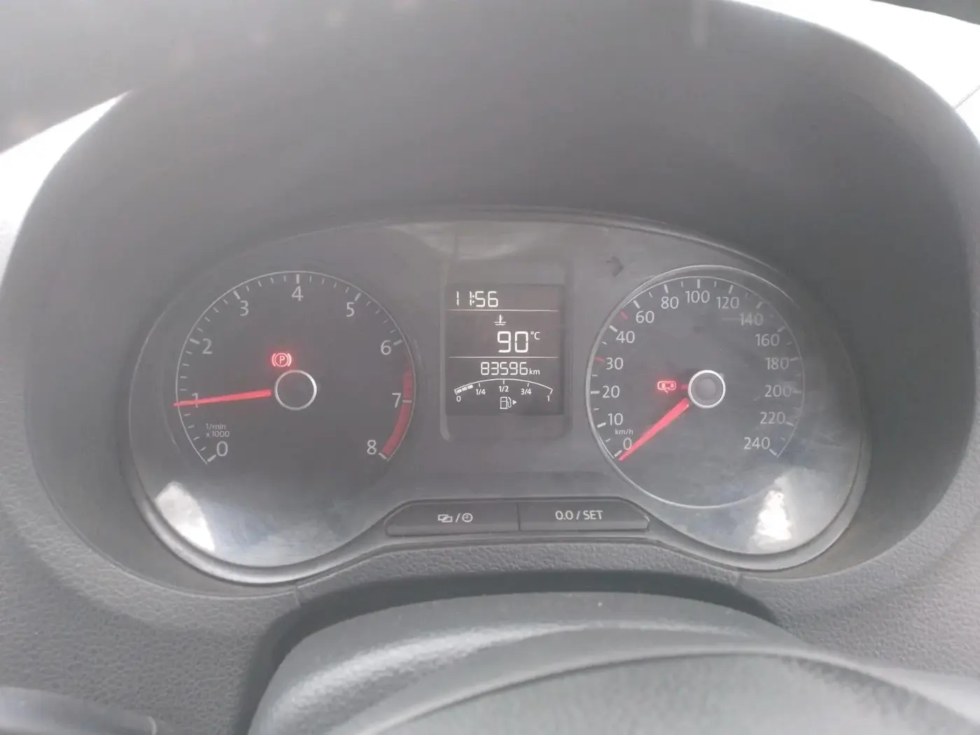 2017 Volkswagen Ameo COMFORTLINE 1.2L, CNG, Manual, 83,596 km, interior