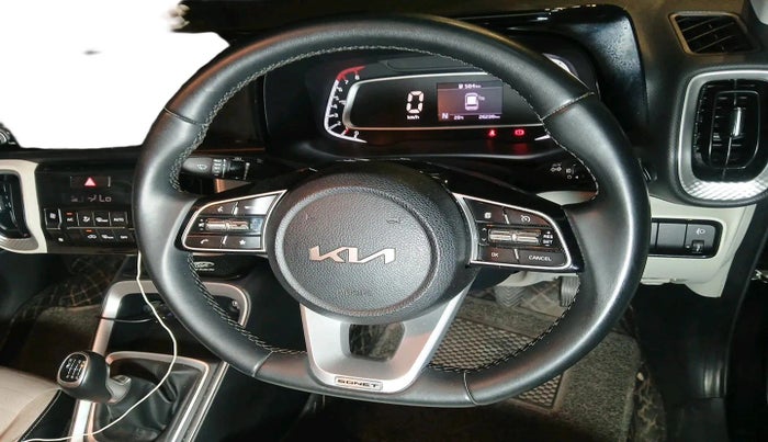 2021 KIA SONET HTX 1.0 IMT, Petrol, Manual, 26,238 km, interior