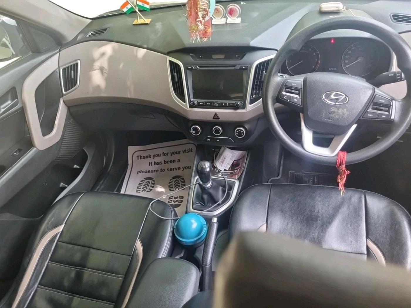 2018 Hyundai Creta E PLUS 1.6 PETROL, Petrol, Manual, 85,548 km, interior