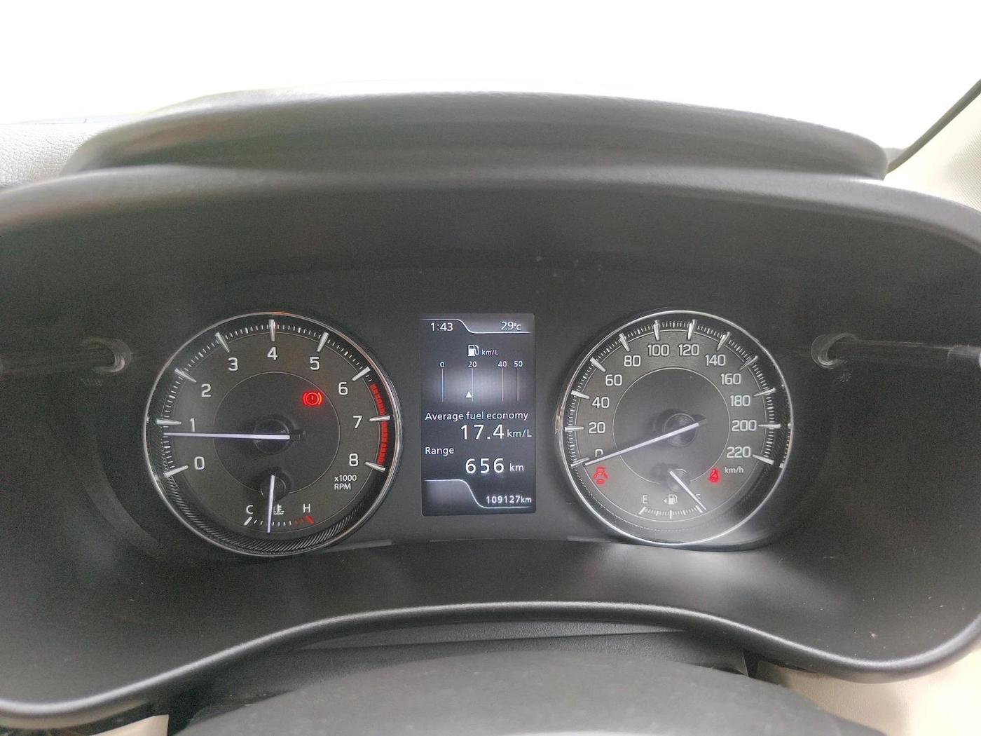 2023 Toyota Glanza G, Petrol, Manual, 1,09,127 km, interior