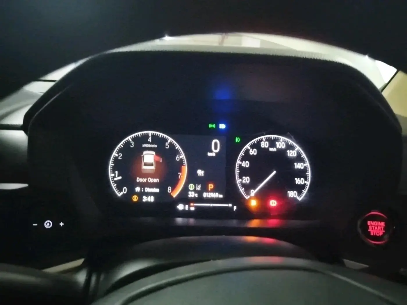 2025 Honda Amaze ZX 1.2 Petrol CVT, Petrol, Automatic, 12,969 km, interior