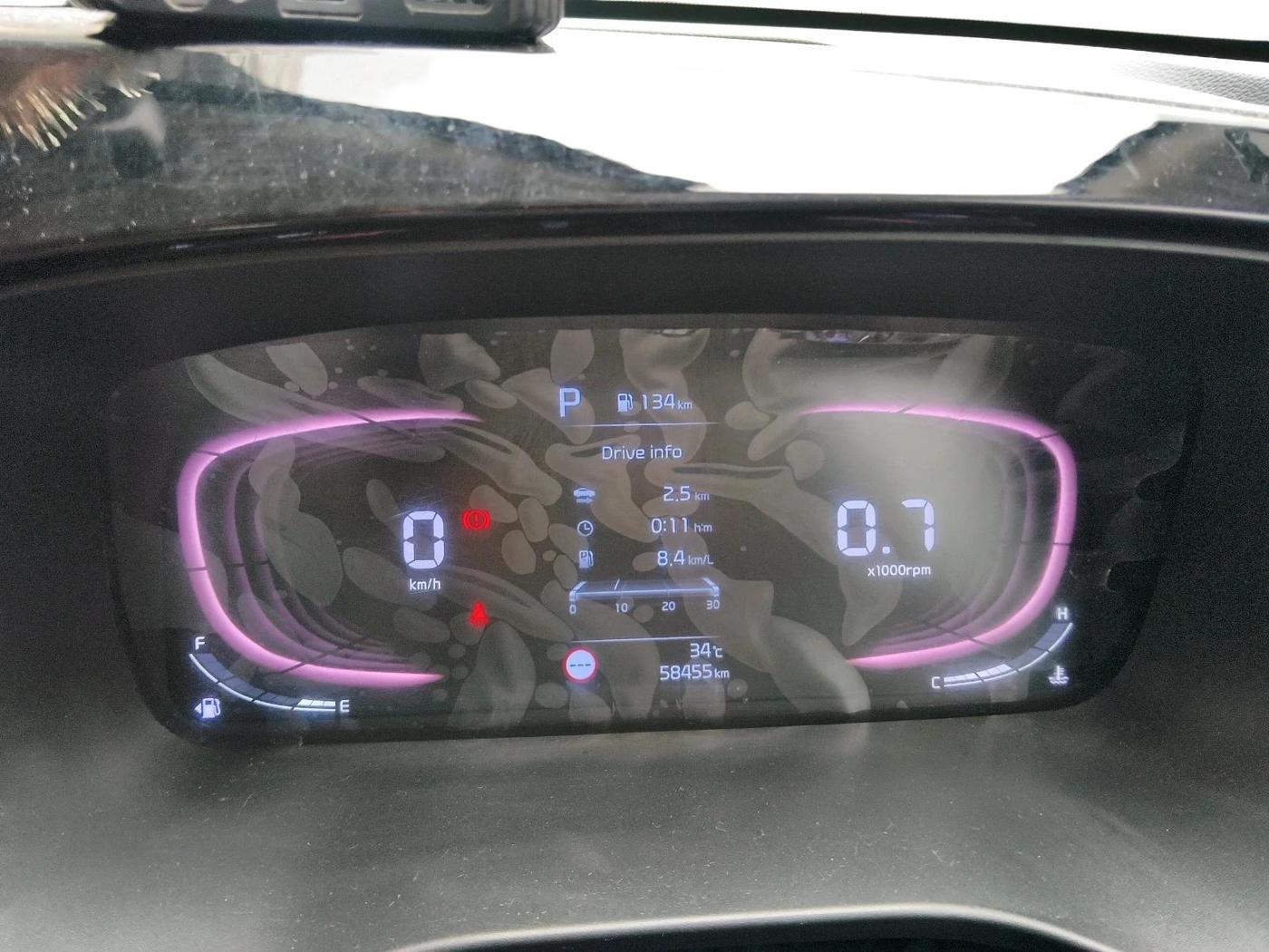 2022 KIA CARENS LUXURY PLUS 1.5 DIESEL AT 7 STR, Diesel, Automatic, 58,455 km, interior