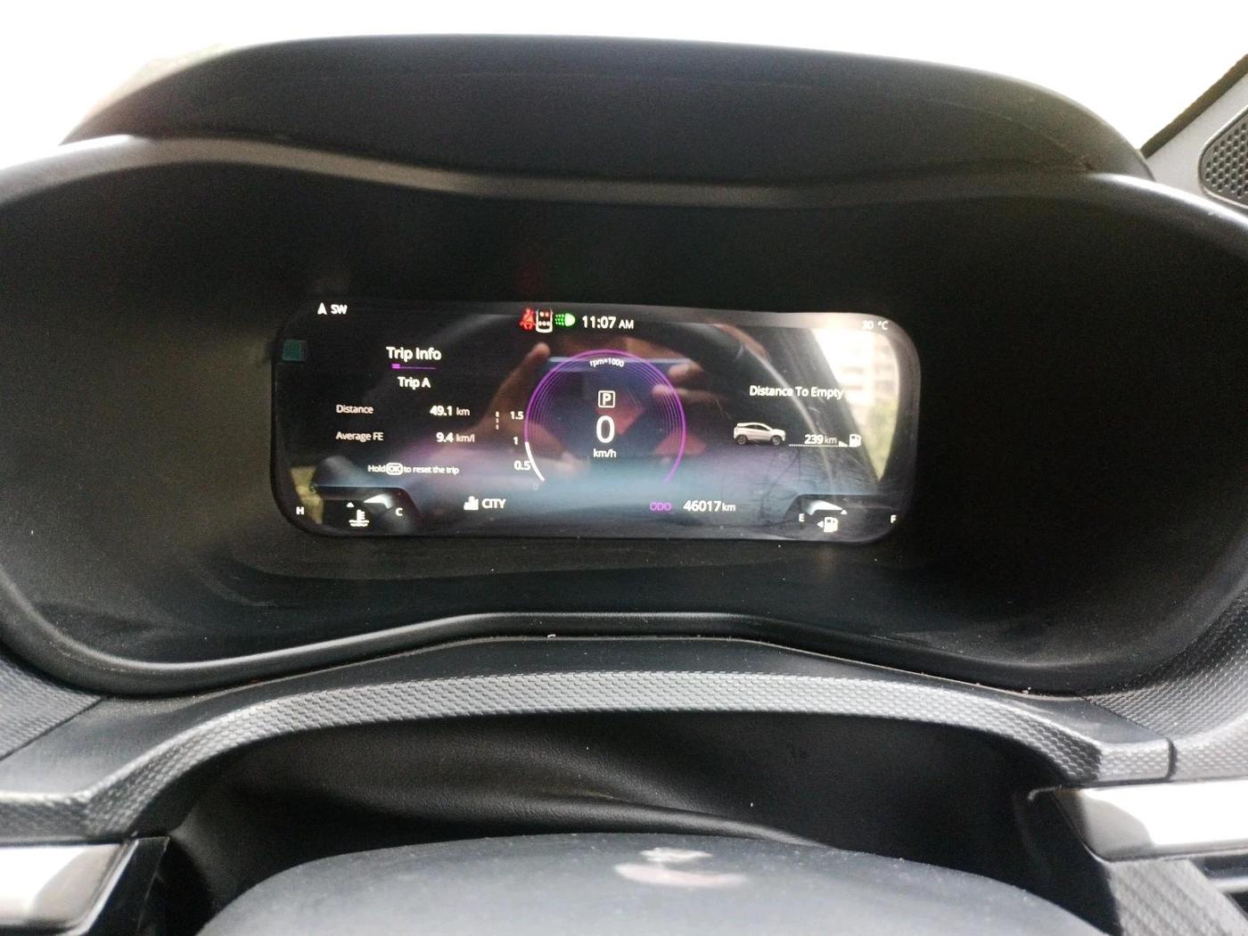 2024 Tata NEXON Fearless Plus S 1.2 Revotron 7DCA Dark Edition, Petrol, Automatic, 46,017 km, interior