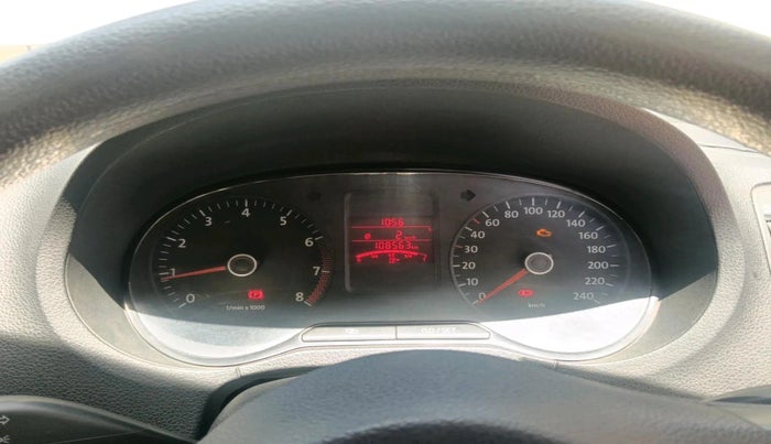 2013 Volkswagen Polo COMFORTLINE 1.2L PETROL, Petrol, Manual, 1,08,563 km, interior