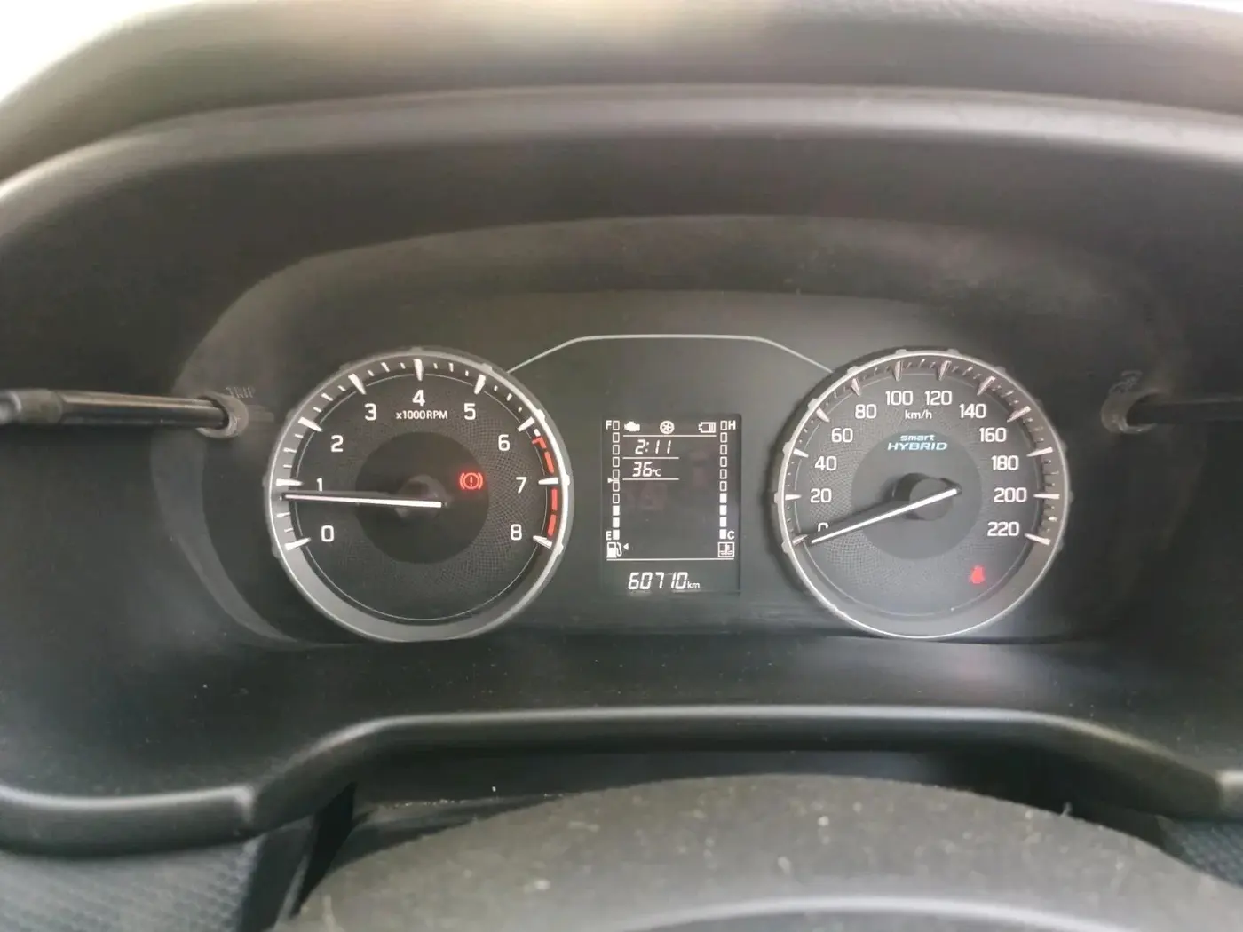 2023 Maruti BREZZA VXI SMART HYBRID, Petrol, Manual, 60,710 km, interior