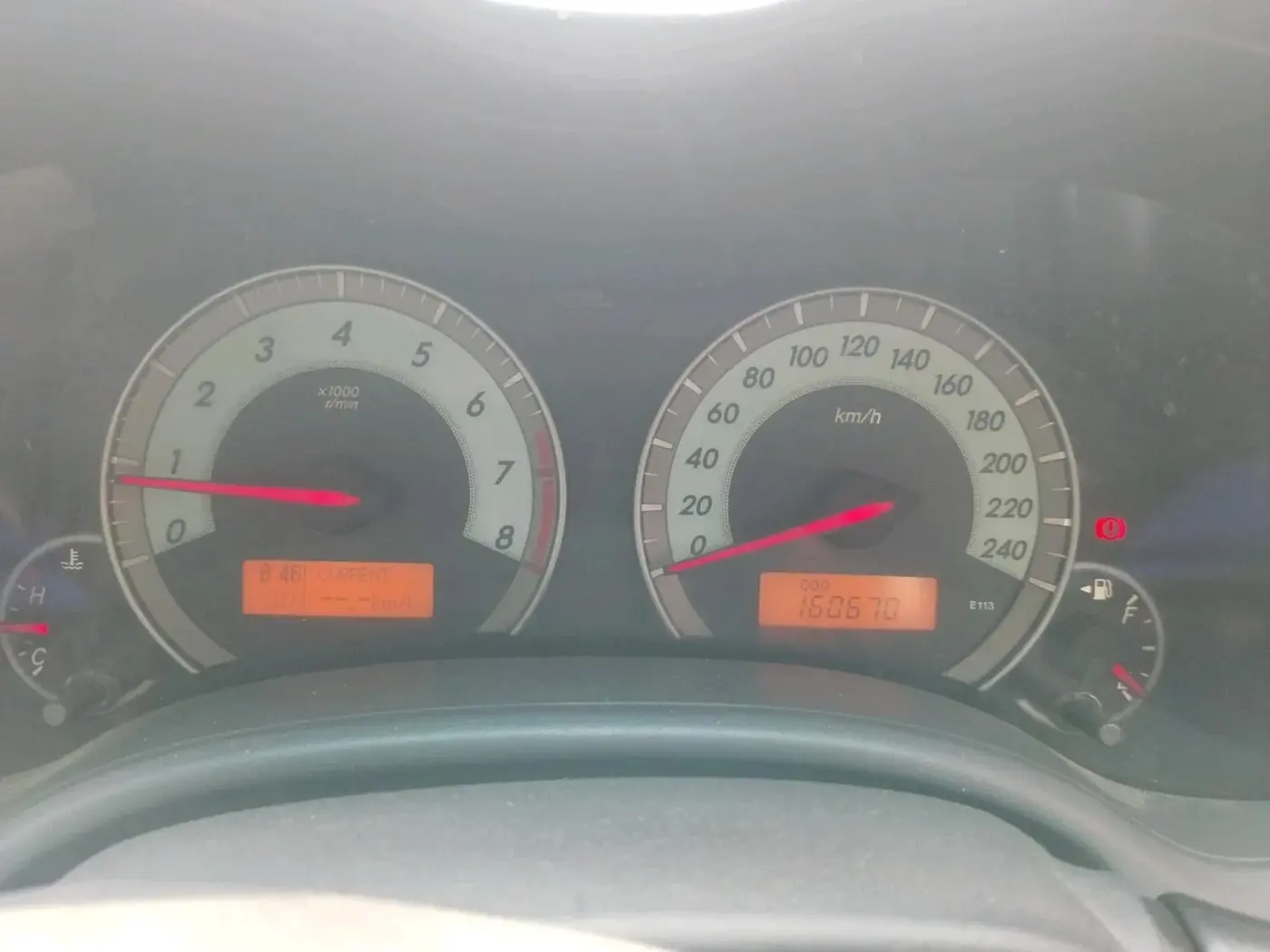 2011 Toyota Corolla Altis G PETROL, Petrol, Manual, 1,60,670 km, interior