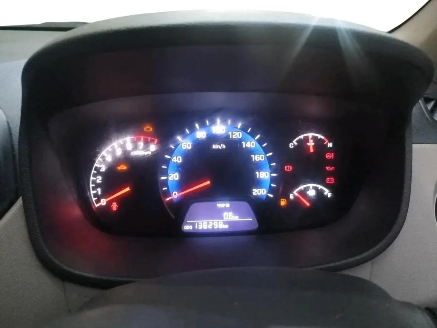 2014 Hyundai Xcent S 1.2, Petrol, Manual, 1,38,298 km, interior