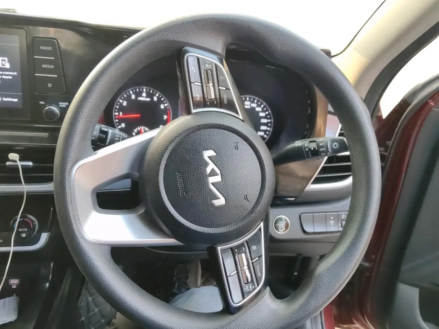 2021 KIA SELTOS HTK PLUS 1.5 IMT, Petrol, Manual, 77,397 km, interior