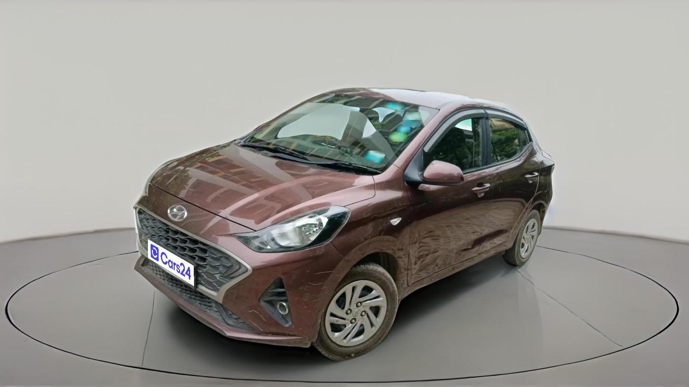 2021 Hyundai AURA S 1.2 CNG, CNG, Manual, 86,867 km, exterior