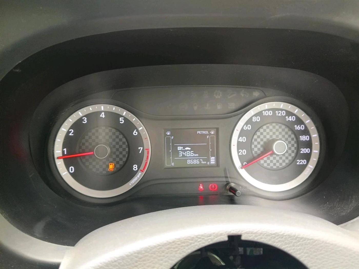 2021 Hyundai AURA S 1.2 CNG, CNG, Manual, 86,867 km, interior