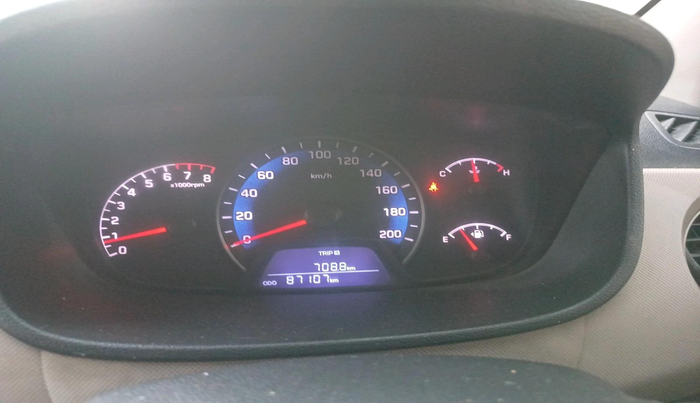 2016 Hyundai Xcent BASE 1.2, CNG, Manual, 87,107 km, interior