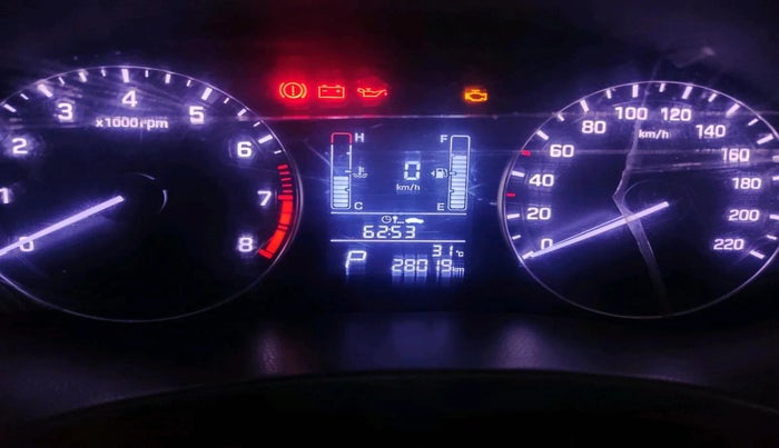 2017 Hyundai Creta SX PLUS AT 1.6 PETROL, Petrol, Automatic, 28,020 km, interior