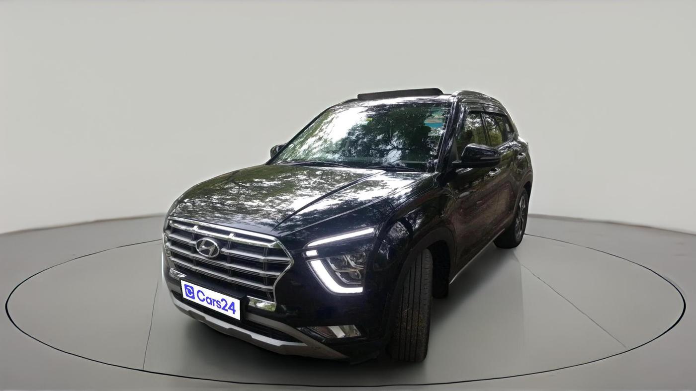 2021 Hyundai Creta SX (O) IVT 1.5 PETROL, Petrol, Automatic, 71,596 km, exterior