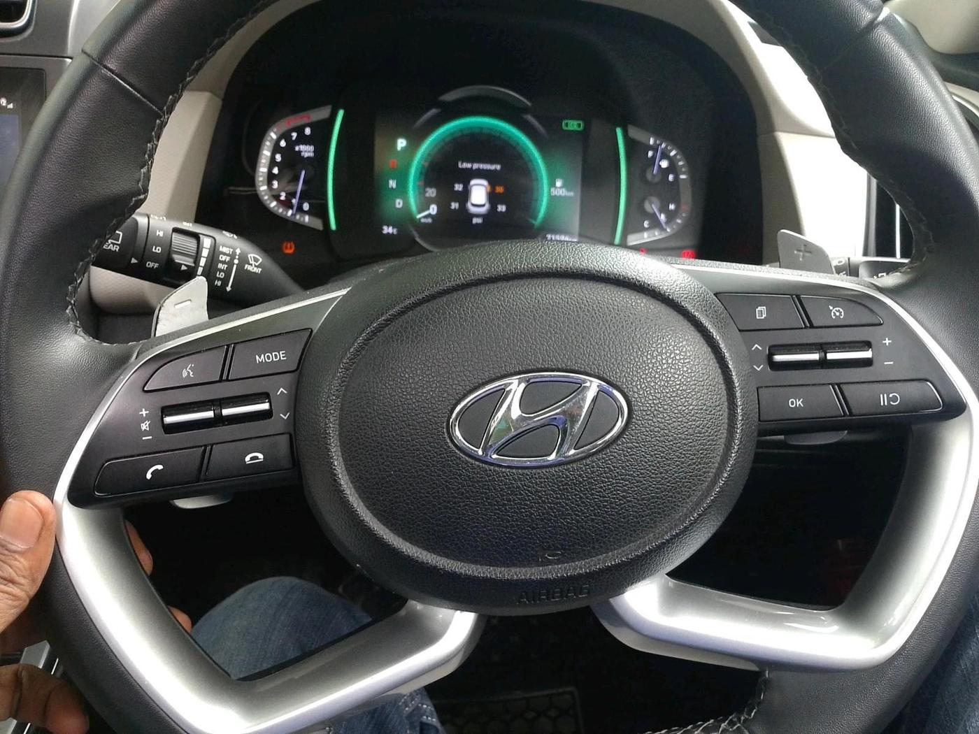 2021 Hyundai Creta SX (O) IVT 1.5 PETROL, Petrol, Automatic, 71,596 km, interior