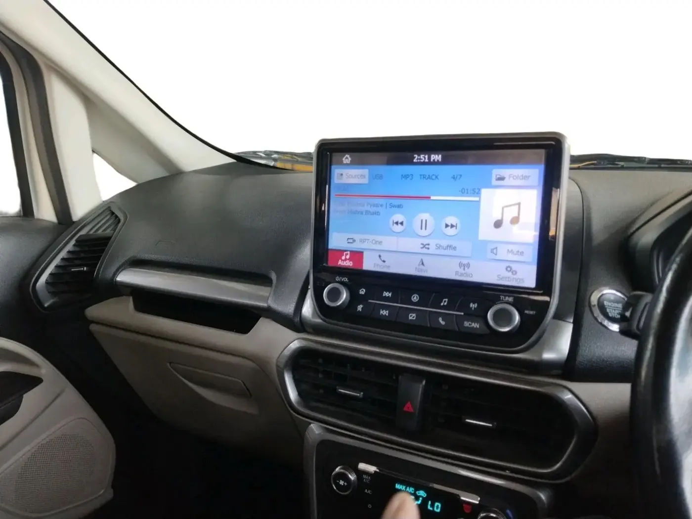 2019 Ford Ecosport TITANIUM 1.5L DIESEL, Diesel, Manual, 62,039 km, interior
