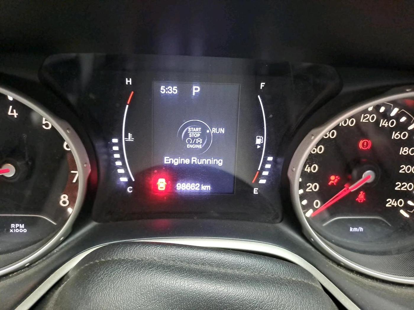 2017 Jeep Compass LIMITED 1.4 PETROL AT, Petrol, Automatic, 98,662 km, interior
