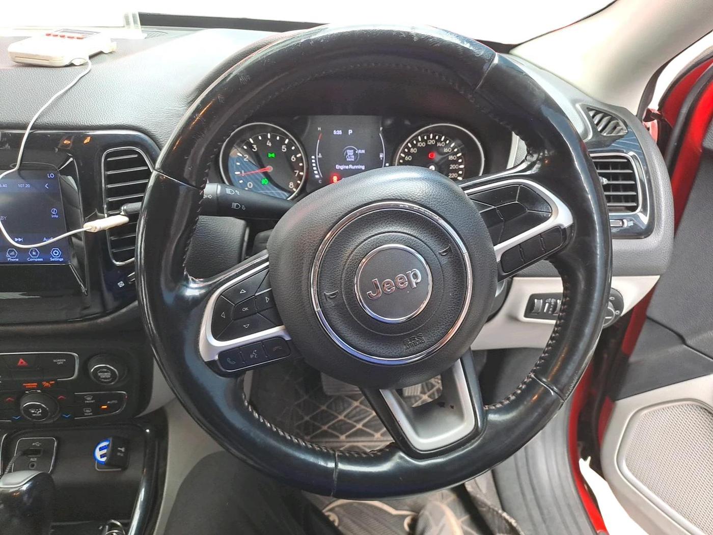 2017 Jeep Compass LIMITED 1.4 PETROL AT, Petrol, Automatic, 98,662 km, interior