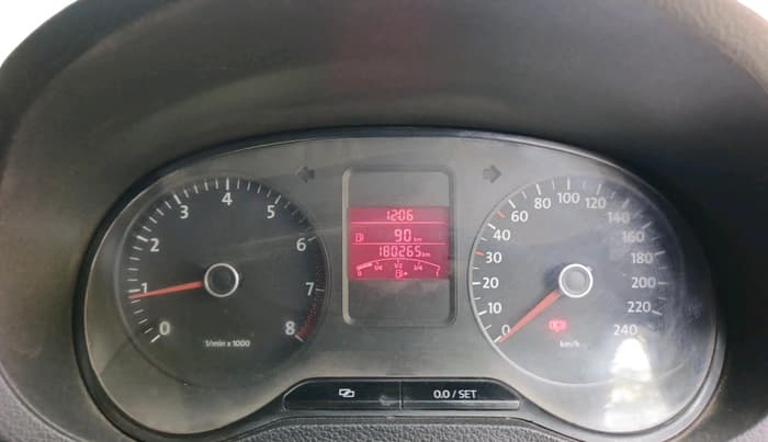 2012 Volkswagen Polo TRENDLINE 1.2L PETROL, Petrol, Manual, 1,80,265 km, interior