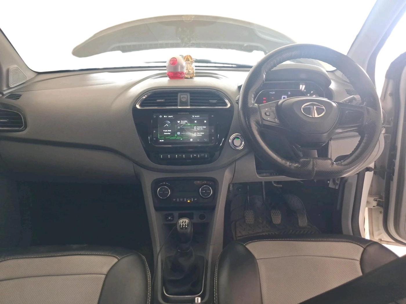 2021 Tata TIGOR XZ PLUS PETROL, CNG, Manual, 68,387 km, interior