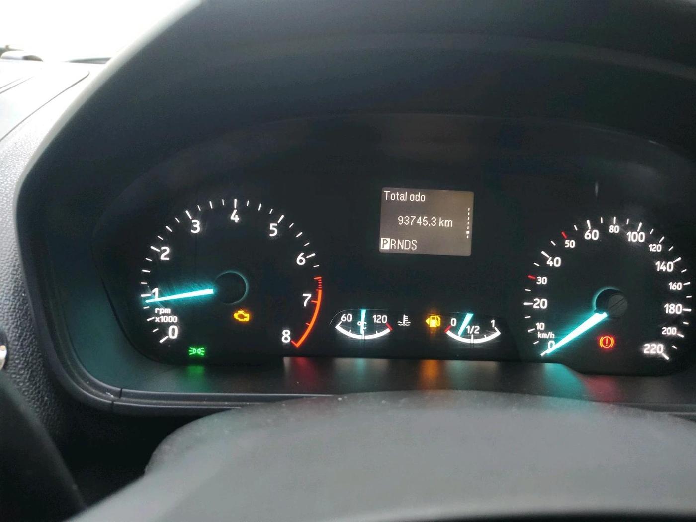 2018 Ford Ecosport TITANIUM + 1.5L PETROL AT, CNG, Automatic, 93,745 km, interior