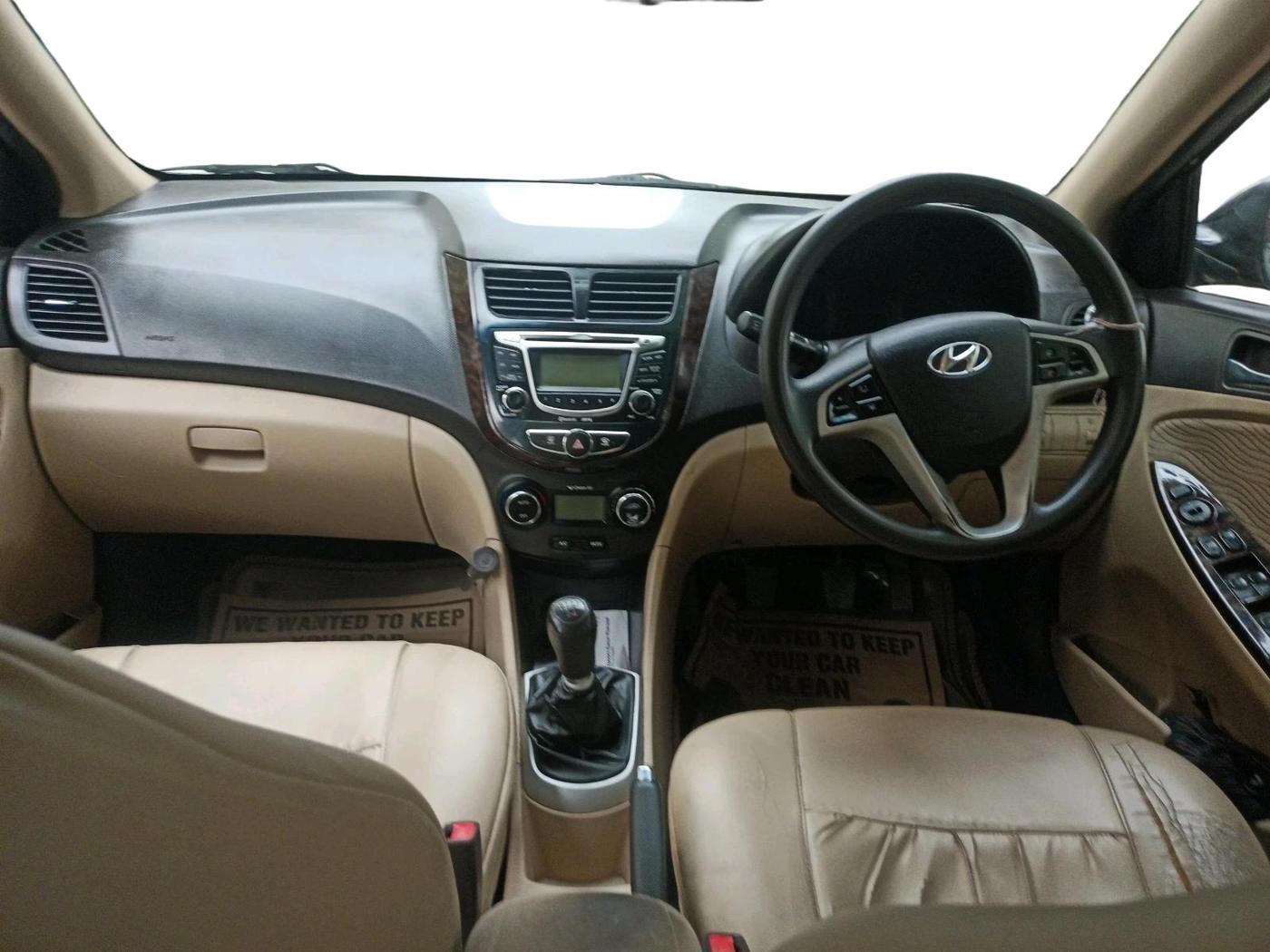 2013 Hyundai Verna FLUIDIC 1.6 VTVT SX, Petrol, Manual, 1,41,746 km, interior