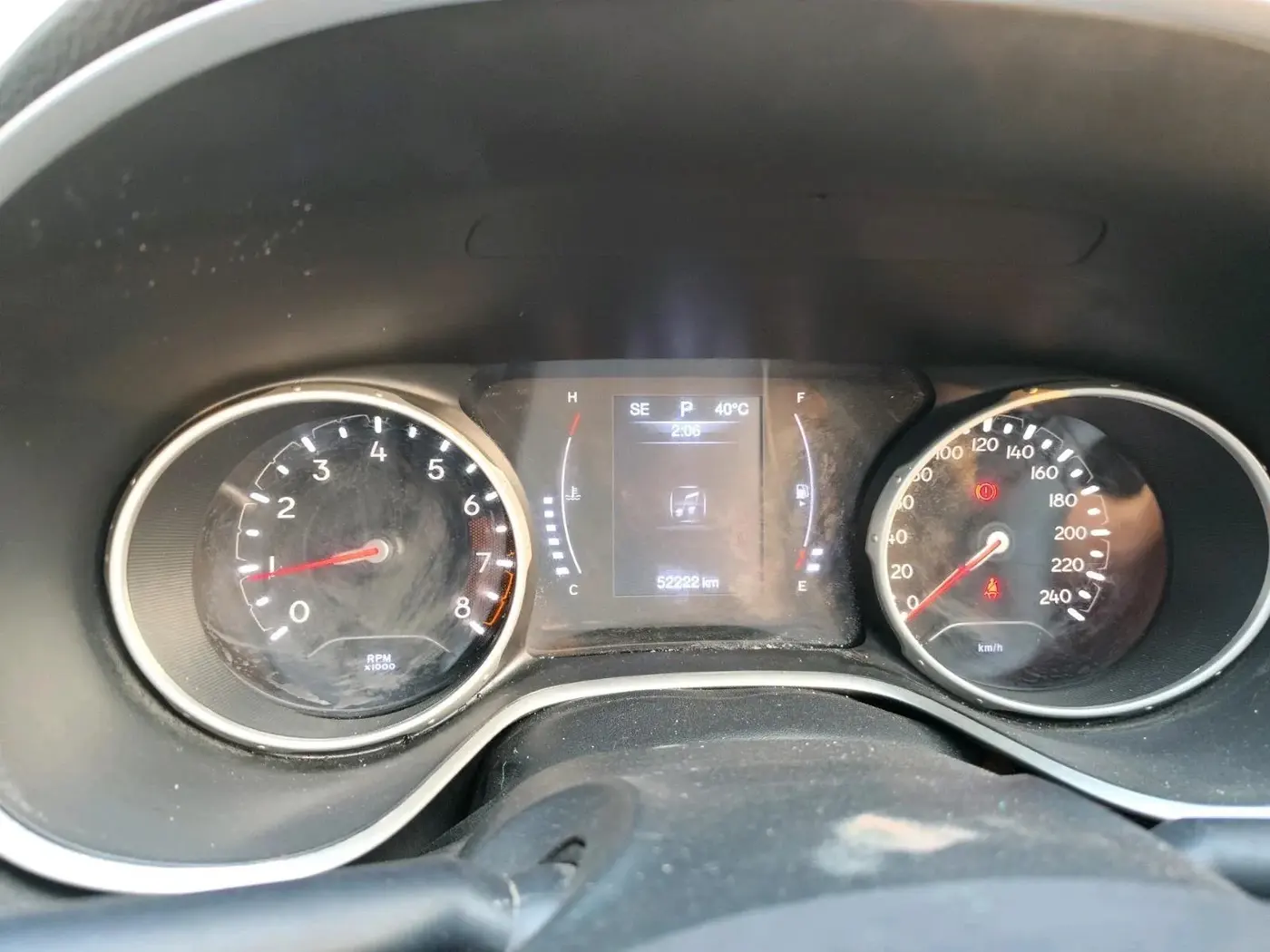 2019 Jeep Compass LONGITUDE (O) 1.4 PETROL AT, Petrol, Automatic, 52,222 km, interior