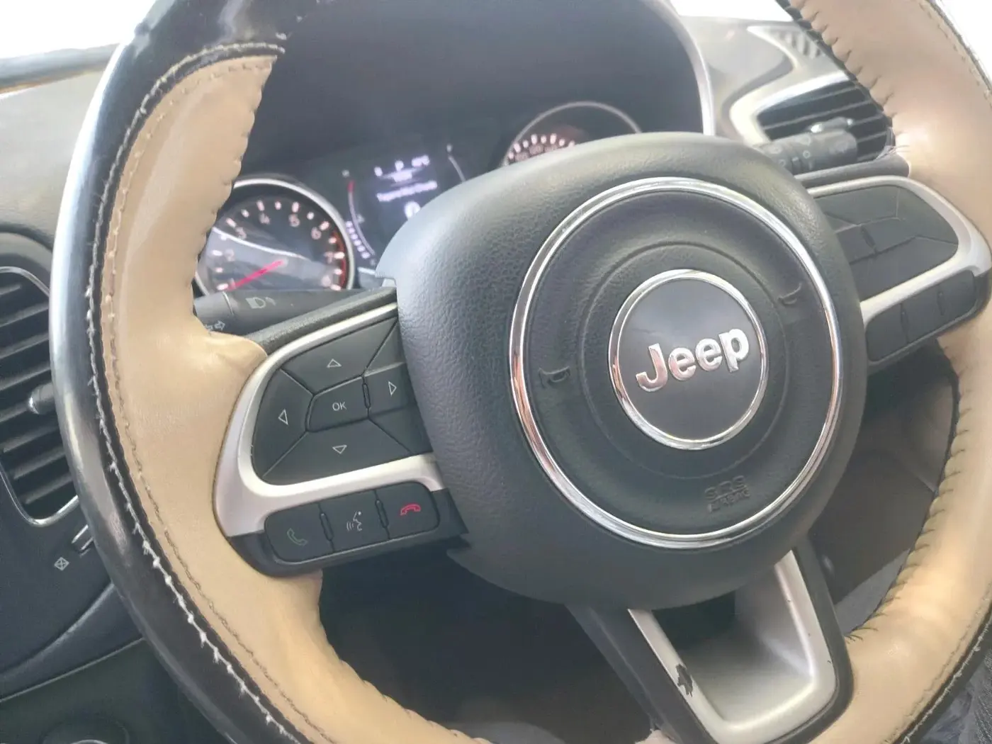 2019 Jeep Compass LONGITUDE (O) 1.4 PETROL AT, Petrol, Automatic, 52,222 km, interior