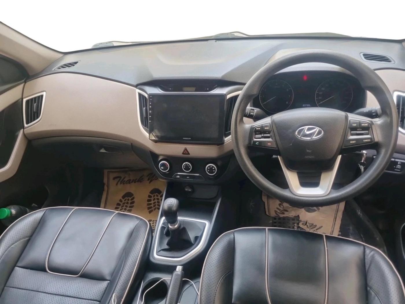 2019 Hyundai Creta E PLUS 1.6 PETROL, Petrol, Manual, 83,799 km, interior