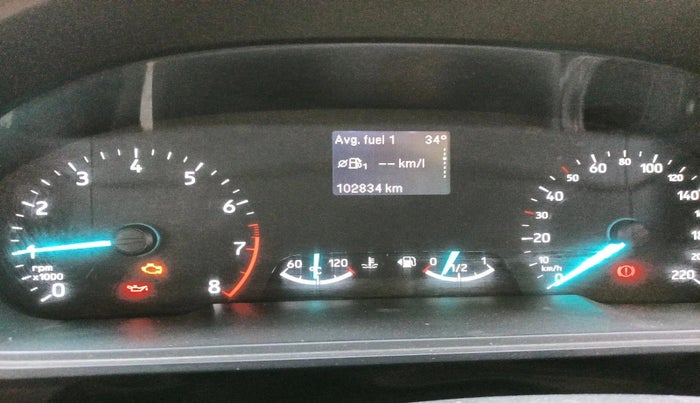 2018 Ford Ecosport TREND 1.5L PETROL, Petrol, Manual, 1,02,834 km, interior