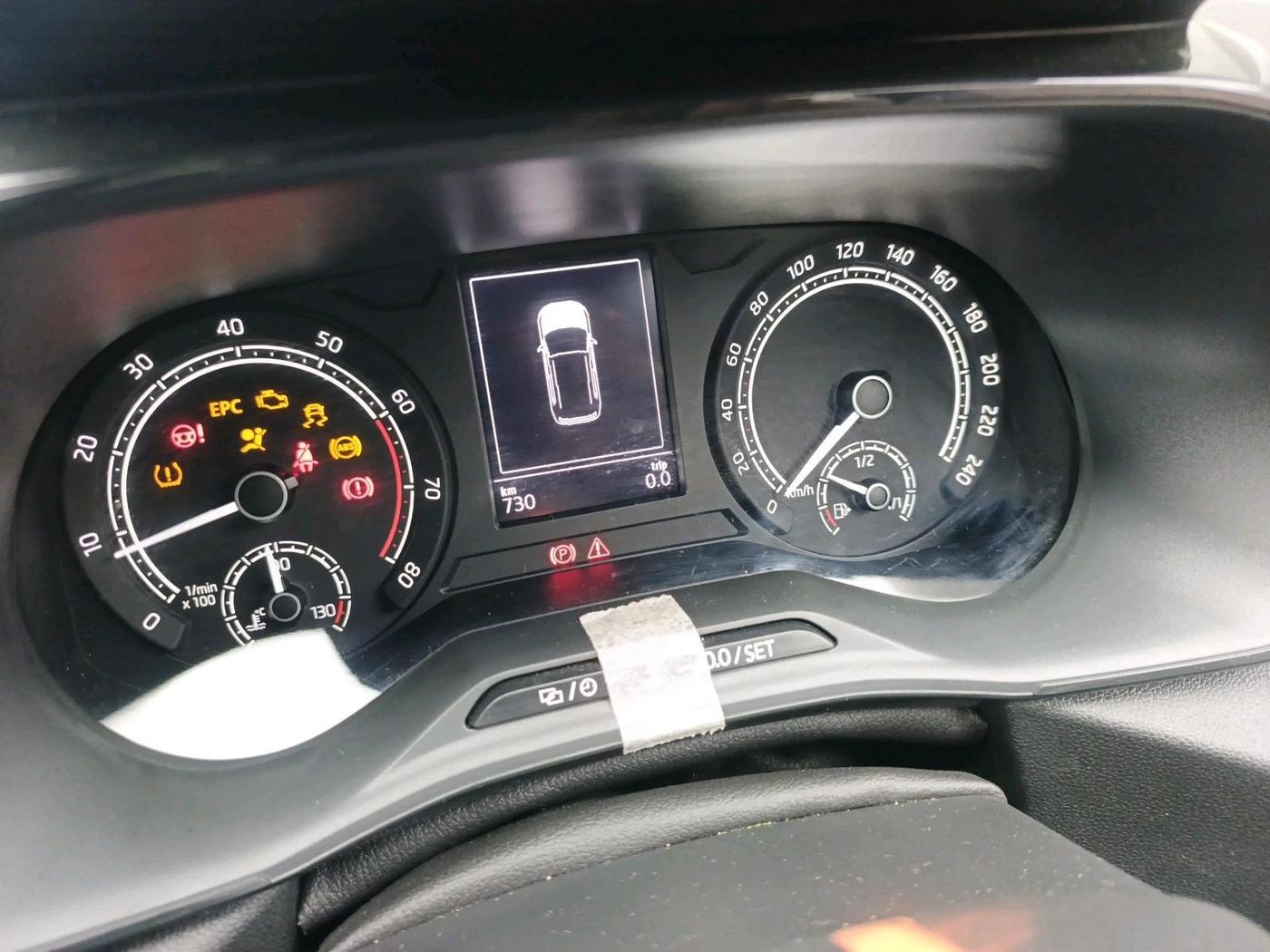 2026 Skoda Kylaq Signature AT, Petrol, Automatic, 730 km, interior