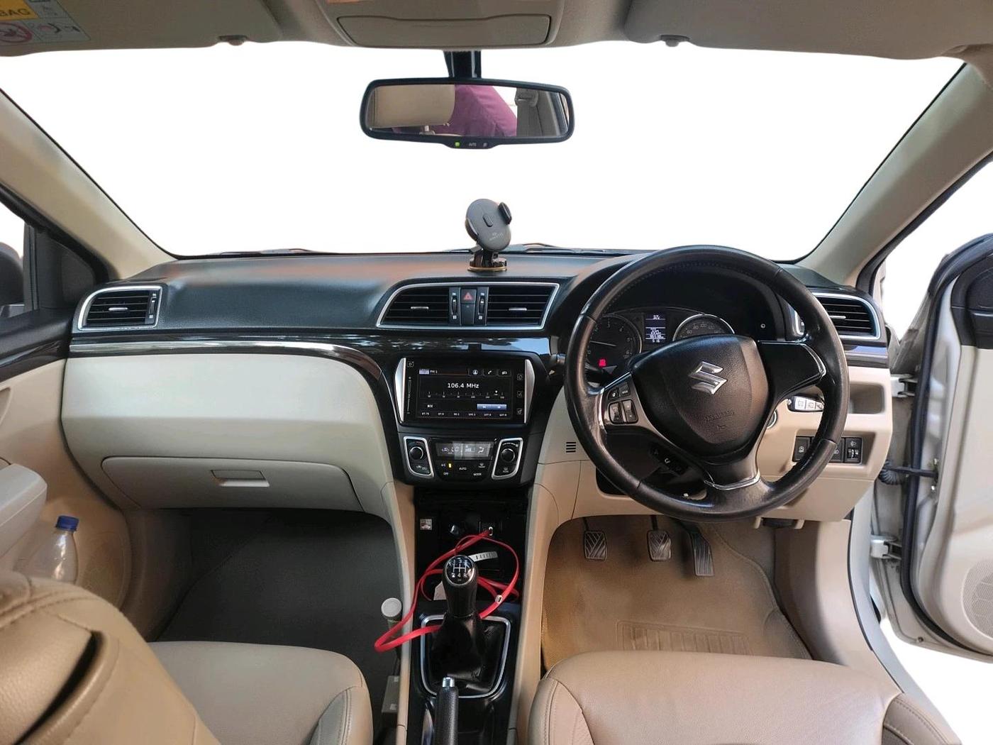 2016 Maruti Ciaz ZDI+ SHVS, Diesel, Manual, 96,540 km, interior
