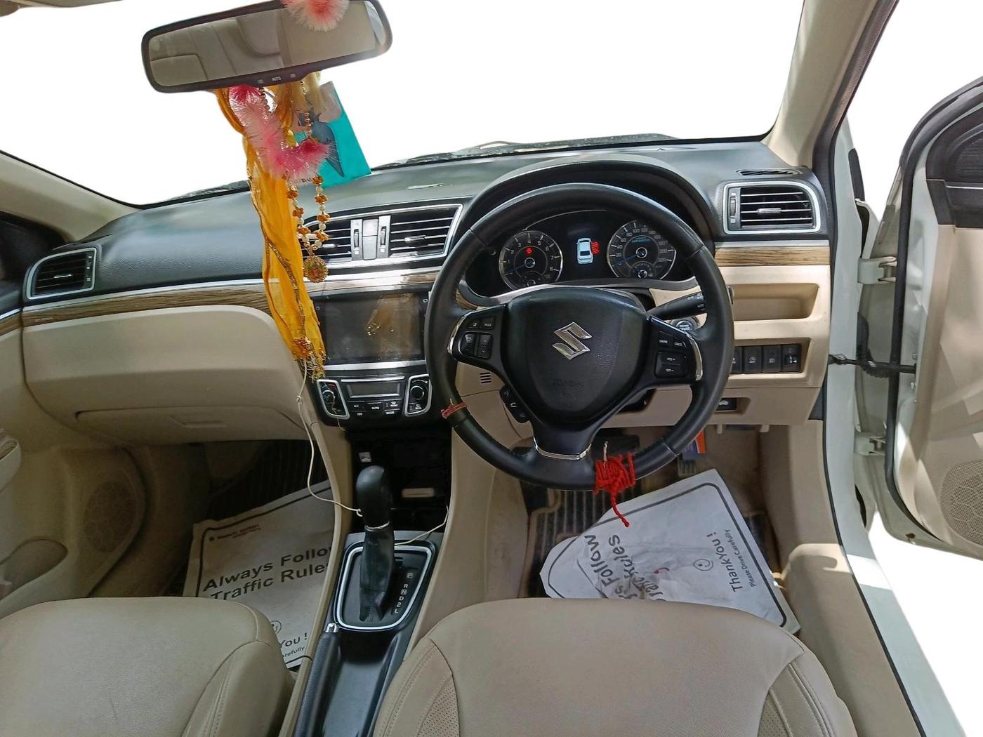 2024 Maruti Ciaz ALPHA  AT 1.5 SHVS PETROL, Petrol, Automatic, 7,75,000 km, interior